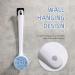 Oneleaf Silicone Back Scrubber for Shower - Long Handled Body Brush with Built-in Sponges for More Bubbles - Blue - Buy Online on GoSupps.com