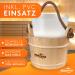 Alpine Breath Sauna Bucket with Trowel - 100% Natural Wood Sauna Accessories & Infusion Set with Booklet - Durable Wellness Products - Buy Online on GoSupps.com