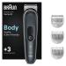 Brown body groomer 3 personal care and hair removal for men with skinshield technology sensitive comb attachment lifelong sharp metal blade BG3350 black/gray body groomer BG3350