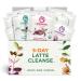 Organic 5 Day Fat-Burn Cleanse for Weight Loss Jumpstart & Detox  Plant-Based & Gluten-Free 25 Vegan Lattes (Coffee Chocolate Vanilla Maqui & Matcha)