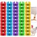 100 Pieces Chicken Leg Rings with 5 Colors Numbered Chicken Leg Bands Colorful Poultry Leg Bands Clip-on Chicken Ankle Rings for Ducks Chicks Chicken Guinea Pigeons Goose Gamefowl 0.63 x 0.39 Inch