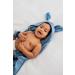 Organic Cotton Bibs Hoodie Towel 0-2 Years | Super Absorbent | OEKO-TEX Certified | Petrol Color - Buy Online on GoSupps.com