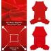 Cyeollo Dog Pajamas - Warm Fleece Thermal Onesie for Small-Medium Dogs | Red Winter Outfits - Buy Online on GoSupps.com