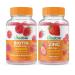 Lifeable Biotin + Zinc 50mg Gummies Bundle - Great Tasting Vitamin Supplement Gluten Free GMO Free Chewable