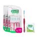 Gum Trav-Ler Professional Interentalbrushes |Bristles with antibacterial protectionCoated wire |Ergonomic handle |3 x 6 pieces (with 1 free sample) ISO SIZE 4 1.4mm 18 units
