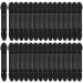 Lurrose Black Eyeshadow 100pcs Eyeshadow Sponge Brushes Double Sided Eyeshadow Brush Eyeshadow Applicators Makeup Brush for Home Travel Black Makeup Set Size 1