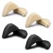 Molain 4 Pairs Toe Filler Inserts Shoe Filler Unisex Breathable Soft Big Toe Plug Forefoot Pad Shoe Filler for High Heel Foot Pain Relief Black&nude