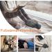 Electricity-Free Foot Warmer | 2L Heated Foot Bottle | Super Soft Winter Heating Mat for Cold Feet - Gray 38x32cm - Buy Online on GoSupps.com