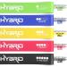 Premium Skin Friendly Hybrid Resistance Bands Set | 5 Strength Levels for Pilates, Physio Therapy & Stretching | Home Gym Workout Bands for Men and Women | Includes FREE Guide and Bag - Buy Online on GoSupps.com