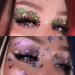 ALPHONSE Glitter 3D Fluffy False Eyelashes - 20MM Cat-Eye Lashes for Halloween, Cosplay, Christmas - Pack of 2 Pairs with Tweezers - Buy Online on GoSupps.com