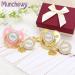 Munchewy Personalized Pacifier & Clip Gift Box | Luxurious Baby Gift with Glittering Crystal | Perfect for Boys & Girls | Newborn Photography Keepsake - Buy Online on GoSupps.com