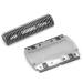 VHBW blade block shear leaf compatible with brown 350 355 370 375 5614 5615 P10 pocket twist razor - combination pack black silver