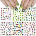 20 Sheets Nail Stickers for Younger Girls + 1 Tweezers | Self-Adhesive Designer Decals with Flowers, Fruits, Animals | Nail Salon/Home Use - 6.2*7.5cm - Buy Online on GoSupps.com