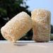 Organic Loofa Bath Sponge Set - 2 Exfoliating Scrubbers | Naturally Grown Loofah - HealthGoodsIn - Buy Online on GoSupps.com