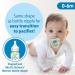 Dr. Brown's Lovey Blanket with Beaded Ring Teether and HappyPaci Silicone Pacifier in Green - Shop Now - Buy Online on GoSupps.com