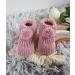 Royal Icon Newborn Baby Booties 0-3 Months Pom Pom Bootees for Boys and Girls - RI408 Rose Gold White RI377 - Buy Online on GoSupps.com