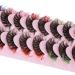 Colorful Russian Strip Lashes - 10 Pairs | 18MM Faux Mink False Eyelashes for Festivals - Buy Online on GoSupps.com