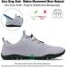 Geweo Barefoot Shoes for Men & Women - Comfortable Lightweight Slipproof Trail & Fitness Sneakers | Unisex Zero-Drop 37-47 EU - Gray - Buy Online on GoSupps.com