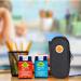 Buy Curmio Double Layer Adrenaline Travel Bag - Portable Storage for EpiPens AUVI-Q & Asthma Inhaler | Black - Buy Online on GoSupps.com