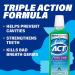 ACT Total Care Zero Alcohol Fluoride Mouthwash 18 fl. oz - Fresh Mint | Kills Bad Breath Germs | Anticavity Protection - Buy Online on GoSupps.com