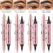 2-In-1 Dual-Ended Microblading Eyebrow Pencil 3d Microblading Eyebrow Pen 4-Fork Tip Waterproof Long-Lasting Wild Eyebrow Pencil Create A Natural-Looking Eyebrow Pencil. (03 Grey) - Buy Online on GoSupps.com