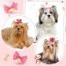 Janinka 40-Piece Dog Hair Clips & Bow Crown Set for Small Dogs | Princess Style Crystal Rhinestone Barrettes, Rubber Bands, Flowers, Butterflies | Grooming Accessories - Buy Online on GoSupps.com