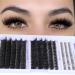 Buy TOOCHUNAG Fluffy Lash Clusters & Bottom Lashes - Wispy Individual Eyelash Extensions 10-18mm | DIY Curly Lash Extensions at Home - Buy Online on GoSupps.com