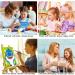 CEUHROG 6 Pack Kids Paint by Numbers Kit - Beginner Acrylic Watercolor Painting Set for Ages 4-12 - Easy DIY Number Canvas Arts Decor - Buy Online on GoSupps.com