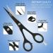 Tecto Hair Cutting Scissors 6.6 - Professional Stainless Steel Barber Shears for Men, Women & Kids | Extra Sharp Hair Cutting Scissors with Leather Case - Buy Online on GoSupps.com