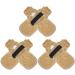 Expavloric dogs Anti -slip - Pfot protection for dogs with adjustable straps better traction control for interior areas on wooden floors soft and elastic fabric in beige size L L beige