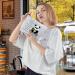Levlo Cute Panda Cosmetic Bag - Inspirational Gifts for Strength & Intelligence - Buy Online on GoSupps.com