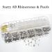 Spring Blossom 3D Flower Nail Charms: Colorful Mix Starry AB Crystal Rhinestones for Nail Art DIY - Buy Online on GoSupps.com