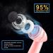 Electric Callus Remover - Lermende Foot File USB Rechargeable Pedicure Tool | 6 Grinding Heads | Professional Foot Care Sander for Cracked Heels & Hard Skin - Pink - Buy Online on GoSupps.com