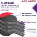Spindra Ghost Performance Ping Pong Paddle - Dual Offensive Rubber, Durable Carry Case - Expert Table Tennis Racket for Winning Matches - Buy Online on GoSupps.com