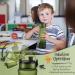 My Vesperbox Minny Leak Proof Kids Water Bottle with Straw or Strainer 350ml 500ml 750ml Lightweight BPA Free Water Bottle for Kindergarten School (Green Light Green Black 500ml) - Buy Online on GoSupps.com