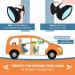 COZY GREENS Rearview Baby Car Mirror - Shatterproof Safety for Infants | Adjustable Suction Cup | 100% Lifetime Guarantee - Buy Online on GoSupps.com