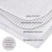 Ely's & Co. Waterproof Bassinet Sheet 2 Pack - Taupe Splash & Stripes - 32 X16 X3 - Unisex for Baby Boy and Girl - Buy Online on GoSupps.com