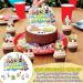 14-Piece 25th Birthday Cake Decoration Set | Edible Cake Toppers & Colorful Party Decor - Buy Online on GoSupps.com