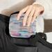 GIAPB Period Bag - Art Colorful Feather Design - Sanitary Napkin Storage & Makeup Pouch - Buy Online on GoSupps.com