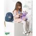 Naturally KIDS Small Unicorn Backpack for 3-4 Year Old Girls - Purple Toddler Backpack with Stuffed Animal - Perfect Gift for Girls - Includes Pockets & Reflective Logo - Buy Online on GoSupps.com