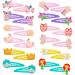 24 pieces girls hair clips children's hair clip sweet hair clips unicorn hair clips unicorn hair clip snap hair clips for girls children