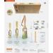 Vintage Tonality Chalked Paint Brush Set - 3 Brushes with Natural Boar Hair Bristles for Furniture, Clear Wax, Stencil & Milk Paint - Buy Online on GoSupps.com