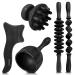 Holz therapy massage tools (black) lymphatic drainage massage device-Maderoterapia KIT Body form tools Holz therapy tools for muscle relaxation anti-cellulite body formation and contouring