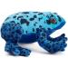 Zappi Co 100% Recycled Plush Poison Dart Frog Blue Toy - Eco-Friendly Stuffed Animal Collection for Newborns (15cm Width) - Buy Online on GoSupps.com