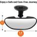 COZY GREENS Rearview Baby Car Mirror - Shatterproof Safety for Infants | Adjustable Suction Cup | 100% Lifetime Guarantee - Buy Online on GoSupps.com
