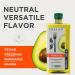 Fork & Leaf Avocado Cooking Oil 946 ml - High-Heat Cooking, Frying, Baking, Sauces, Dressings, Marinades | 32 Fl. Oz - Buy Online on GoSupps.com