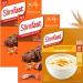 Slimfast Weight Loss Bundle with Low Calorie Chocolate Orange Bars (2x4 bars) and Golden Syrup Porridge (1x5 bags) High Protein and Fibre Meal Replacement