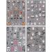 5D Halloween Nail Stickers 4 Sheets 5D Self-Adhesive Embossed Pink Nail Decal Ghost Pumpkin Nail Art Decoration Design Supplies - Buy Online on GoSupps.com