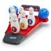 NSG Easy Up Pins Bowling Set for Kids - Mini Bowling Alley with 6 Pins and 2 Balls - Designed for Kids with Hinged Pins That Don't Tip
