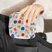 Starfish Seashell Pattern Sanitary Napkin Storage Bag for Menstrual Cup - Zipper Pouch for Women & Teens - Buy Online on GoSupps.com